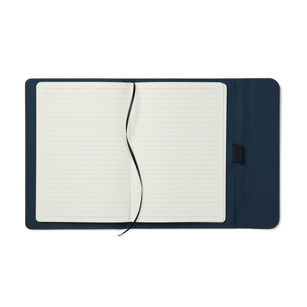 Carica l&#39;immagine nel visualizzatore di Gallery, taccuini e block notes personalizzati in pu, carta colore blu-navy_blu 122349027 DET08
