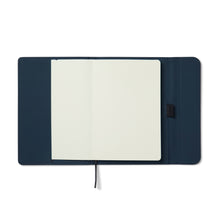 Carica l&#39;immagine nel visualizzatore di Gallery, taccuini e block notes personalizzati in pu, carta colore blu-navy_blu 122349027 DET05
