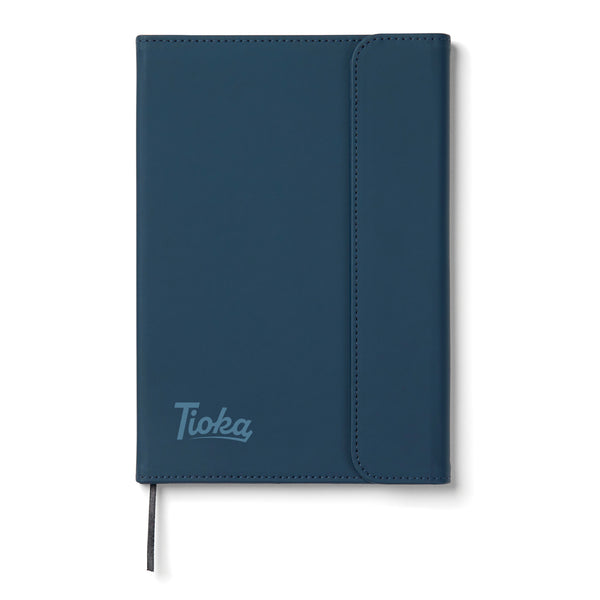 Carica l&#39;immagine nel visualizzatore di Gallery, taccuini e block notes personalizzati in pu, carta colore blu-navy_blu 122349027 DET08
