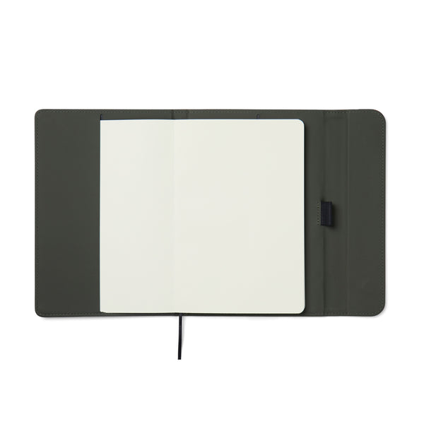 Carica l&#39;immagine nel visualizzatore di Gallery, taccuini e block notes promozionali in pu, carta colore verde_verde 122349027 DET08

