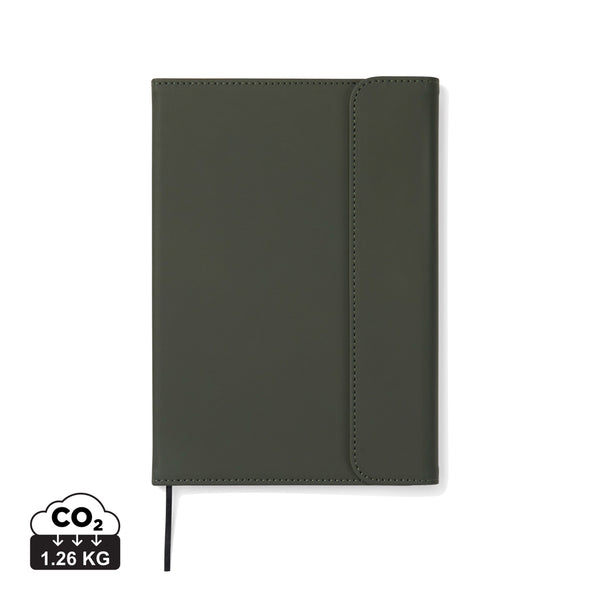 Carica l&#39;immagine nel visualizzatore di Gallery, taccuini e block notes promozionali in pu, carta colore verde_verde 122349027 DET08
