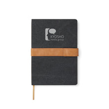 Carica l&#39;immagine nel visualizzatore di Gallery, quaderni e block notes personalizzati in canapa riciclato, carta colore nero_nero 12299450 DET05
