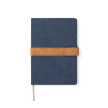 Carica l&#39;immagine nel visualizzatore di Gallery, taccuini e block notes personalizzati in canapa riciclato, carta colore blu-navy_blu 12299450 VAR03
