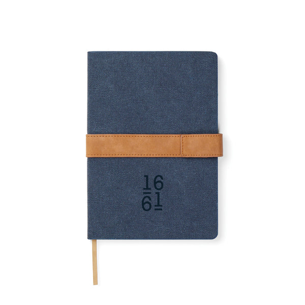 Carica l&#39;immagine nel visualizzatore di Gallery, taccuini e block notes personalizzati in canapa riciclato, carta colore blu-navy_blu 12299450 DET09
