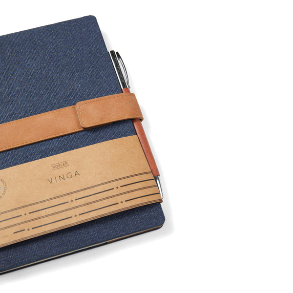 Carica l&#39;immagine nel visualizzatore di Gallery, taccuini e block notes personalizzati in canapa riciclato, carta colore blu-navy_blu 12299450 DET09
