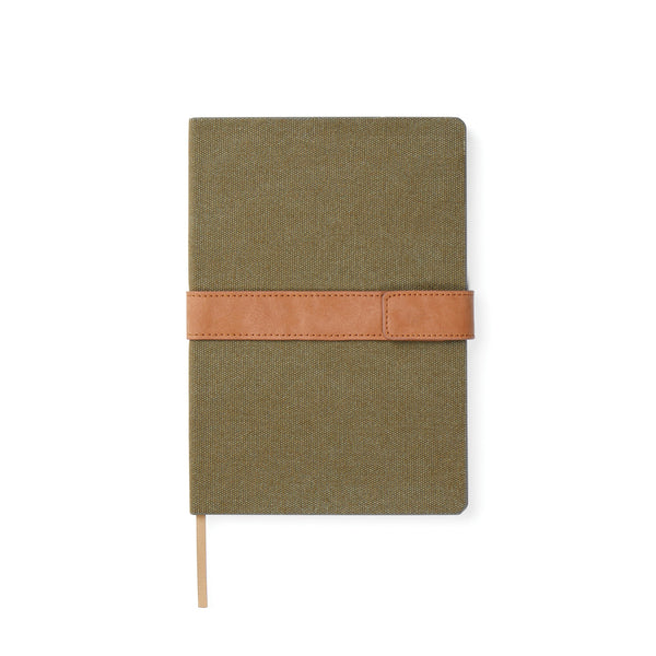 taccuini e block notes promozionali in canapa riciclato, carta colore verde_verde 12299450 VAR04