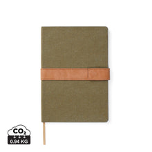 Carica l&#39;immagine nel visualizzatore di Gallery, taccuini e block notes promozionali in canapa riciclato, carta colore verde_verde 12299450 DET01
