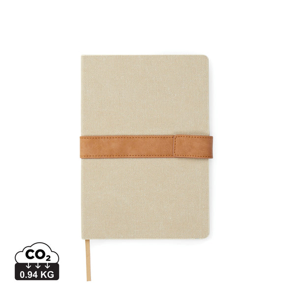 Carica l&#39;immagine nel visualizzatore di Gallery, block notes e taccuini da personalizzare in canapa riciclato, carta colore greige_grigio 12299450 DET08
