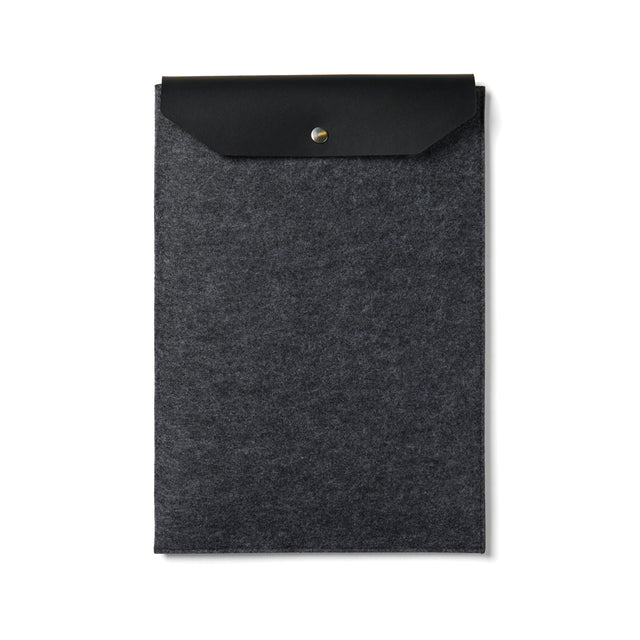 custodie per PC e tablet personalizzate in feltro riciclato, pu colore nero_nero 122350527 VAR01