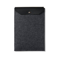 custodie per PC e tablet personalizzate in feltro riciclato, pu colore nero_nero 122350527 VAR01