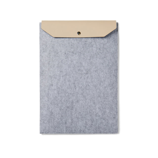 custodie per PC e tablet personalizzate in feltro riciclato, pu colore grigio_grigio 122350527 VAR02