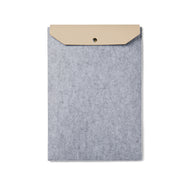 custodie per PC e tablet personalizzate in feltro riciclato, pu colore grigio_grigio 122350527 VAR02
