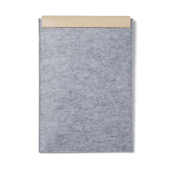 Carica l&#39;immagine nel visualizzatore di Gallery, custodie per PC e tablet personalizzate in feltro riciclato, pu colore grigio_grigio 122350527 DET09
