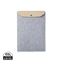 Carica l&#39;immagine nel visualizzatore di Gallery, custodie per PC e tablet personalizzate in feltro riciclato, pu colore grigio_grigio 122350527 DET01
