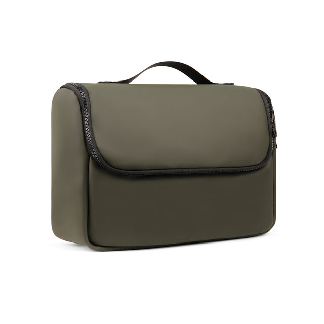 pochette e beauty case personalizzate in pu, poliestere colore verde_verde 12299917 VAR04