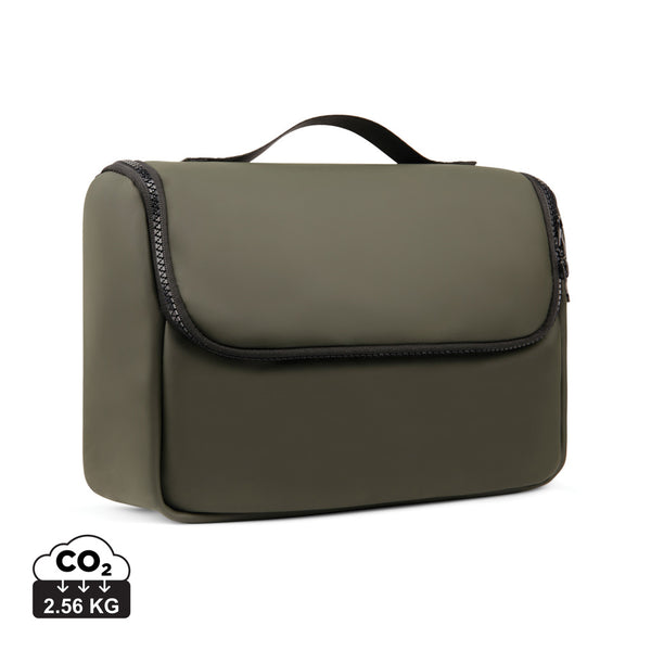 Carica l&#39;immagine nel visualizzatore di Gallery, pochette e beauty case personalizzate in pu, poliestere colore verde_verde 12299917 DET08
