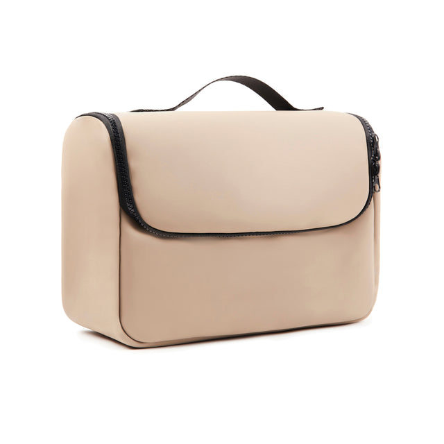 pochette e beauty case personalizzate in pu, poliestere colore greige_grigio 12299917 VAR01