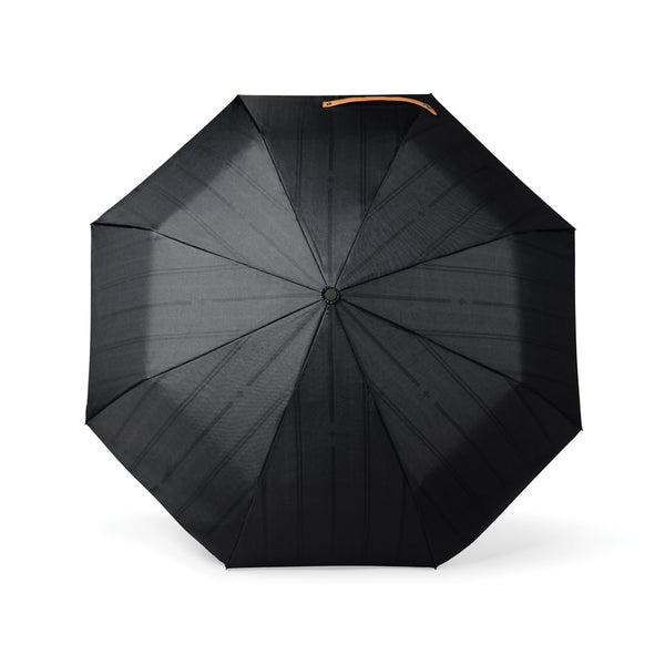 Carica l&#39;immagine nel visualizzatore di Gallery, ombrelli pieghevoli personalizzati in rpet colore nero_nero 122356718 DET09
