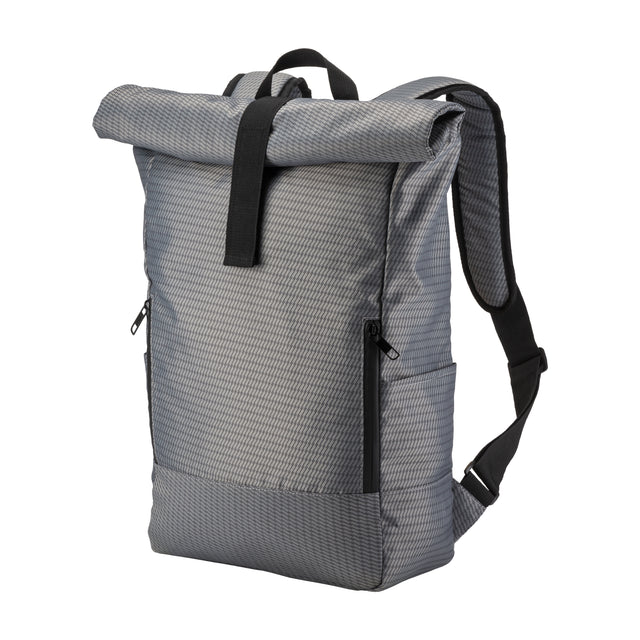 zaini porta PC da personalizzare in rpet 300d colore grigio_grigio 1141394827 VAR01