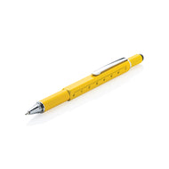 biro multifunzione e laser personalizzabili in alluminio colore giallo_giallo 121693872 VAR04