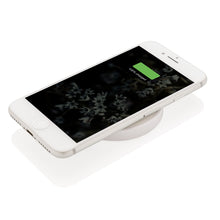 Carica l&#39;immagine nel visualizzatore di Gallery, caricabatteria wireless da personalizzare in abs colore bianco_bianco 121702601 DET03
