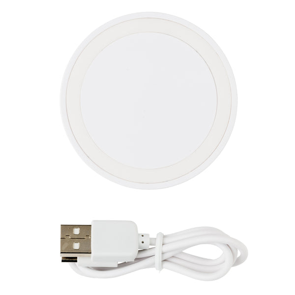 Carica l&#39;immagine nel visualizzatore di Gallery, caricabatteria wireless da personalizzare in abs colore bianco_bianco 121702601 DET09
