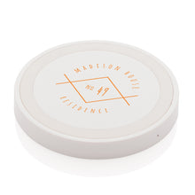 Carica l&#39;immagine nel visualizzatore di Gallery, caricabatteria wireless da personalizzare in abs colore bianco_bianco 121702601 DET06
