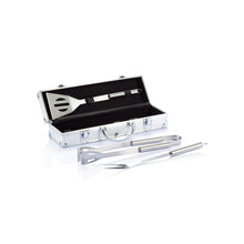 Carica l'immagine nel visualizzatore di Gallery, set barbecue stampati con logo in acciaio inossidabile, alluminio colore argento_argento 121713934 DET02

