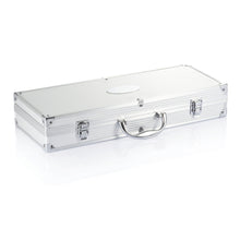 Carica l&#39;immagine nel visualizzatore di Gallery, set barbecue stampati con logo in acciaio inossidabile, alluminio colore argento_argento 121713935 DET03
