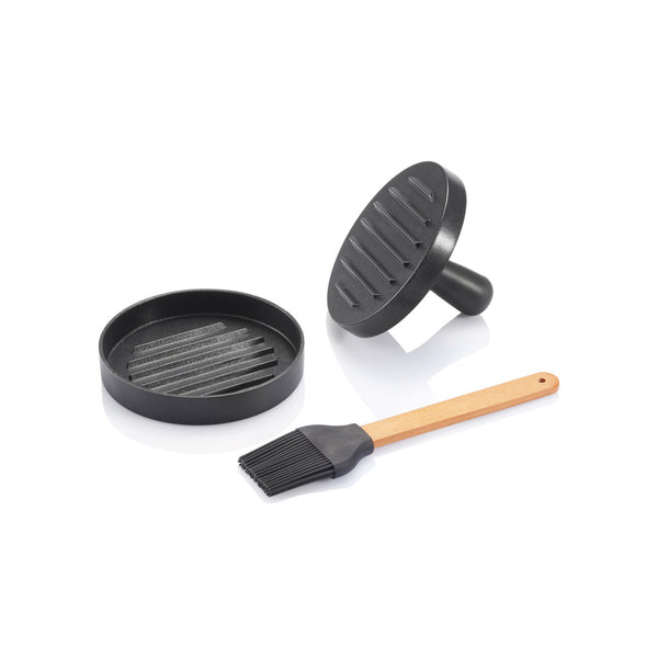 Carica l'immagine nel visualizzatore di Gallery, set barbecue da personalizzare in alluminio, silicone colore grigio_grigio 121713957 DET09
