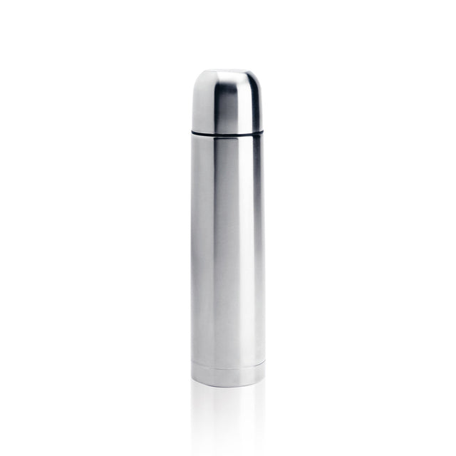 thermos stampati con logo in acciaio inossidabile, pp colore argento_argento 121714727 VAR01