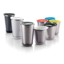 Carica l&#39;immagine nel visualizzatore di Gallery, tazze termiche e bicchieri con tappo personalizzate in acciaio inossidabile, as colore nero_nero 121714919 DET09
