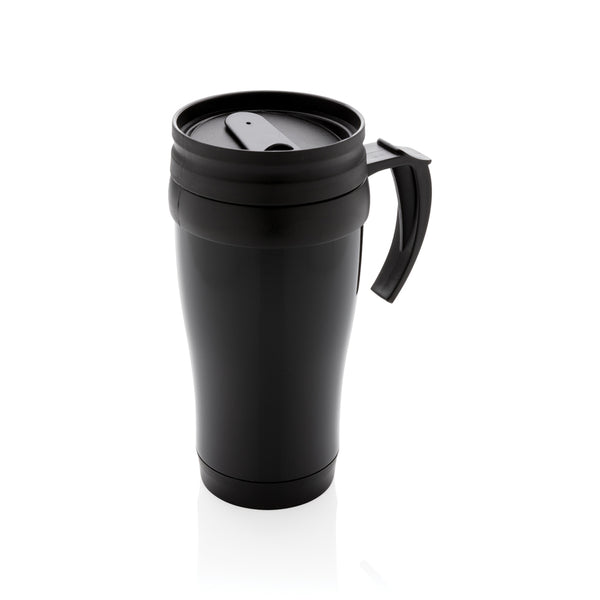 tazze termiche e bicchieri con tappo personalizzate in pp, acciaio inossidabile colore nero_nero 121714930 VAR01