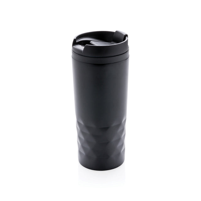 tazze termiche e bicchieri con tappo personalizzate in acciaio inossidabile, pp colore nero_nero 121714953 VAR01