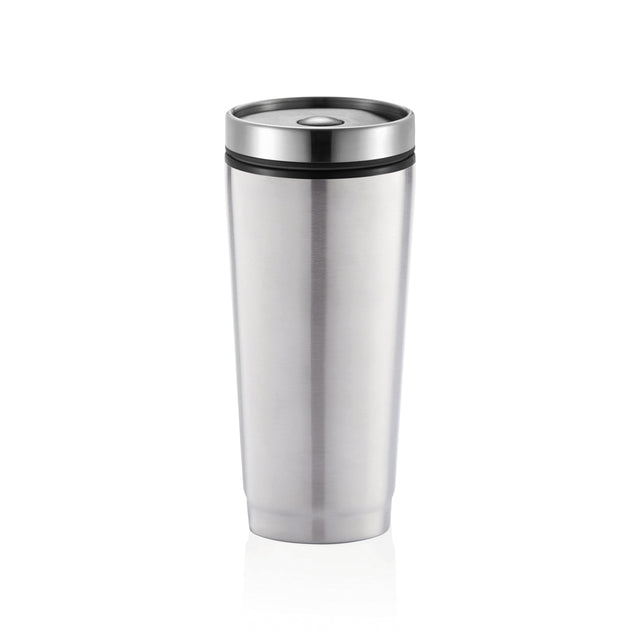 tazze termiche e bicchieri con tappo pubblicitarie in pp, acciaio inossidabile colore argento_argento 121714959 VAR03