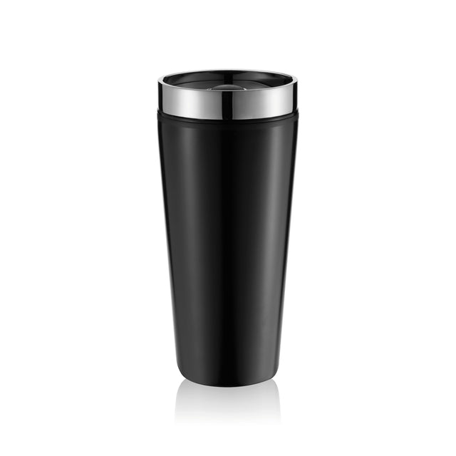 tazze termiche e bicchieri con tappo personalizzate in pp, acciaio inossidabile colore nero_nero 121714959 VAR01