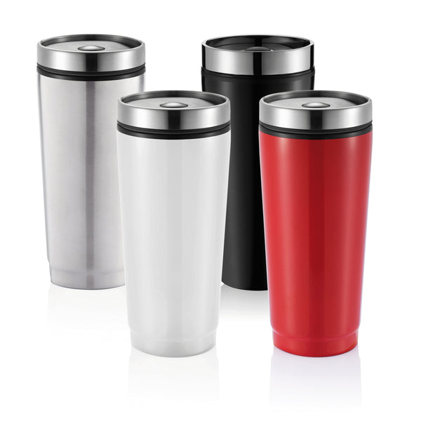 Carica l&#39;immagine nel visualizzatore di Gallery, tazze termiche e bicchieri con tappo da personalizzare in pp, acciaio inossidabile colore bianco_bianco 121714959 DET06
