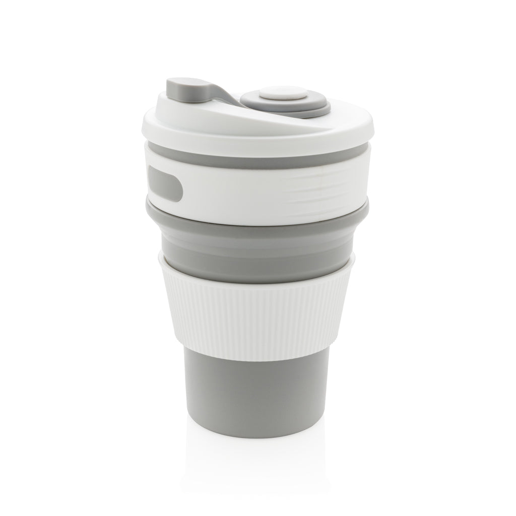 tazze termiche e bicchieri con tappo personalizzate in silicone, pp colore grigio_grigio 121714977 VAR02