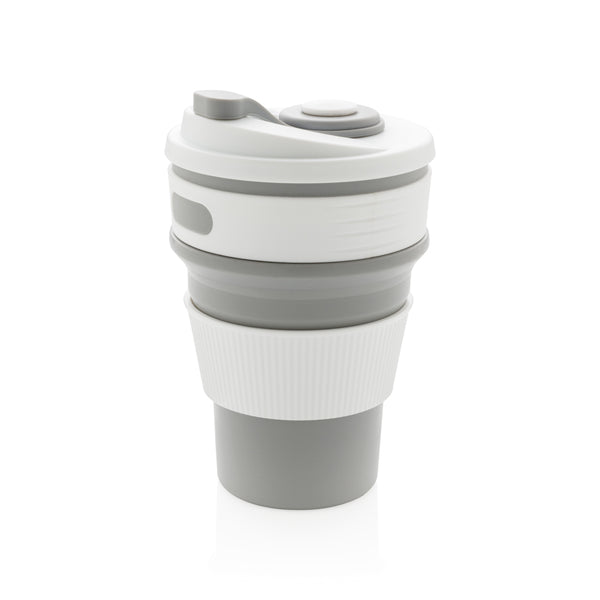 tazze termiche e bicchieri con tappo personalizzate in silicone, pp colore grigio_grigio 121714977 VAR02