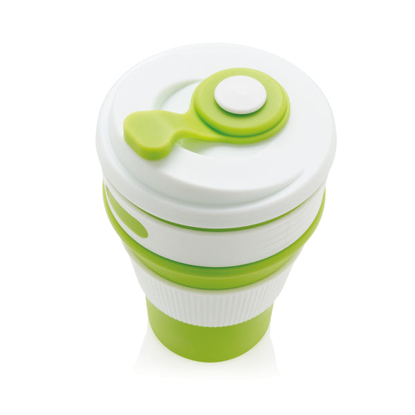 Carica l&#39;immagine nel visualizzatore di Gallery, tazze termiche e bicchieri con tappo personalizzate in silicone, pp colore verde_verde 121714977 DET09
