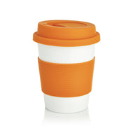 tazze termiche e bicchieri con tappo promozionali in pla, silicone colore arancione_arancione 121715005 VAR05
