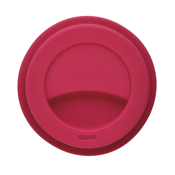 Carica l&#39;immagine nel visualizzatore di Gallery, tazze termiche e bicchieri con tappo stampate con logo in pla, silicone colore rosa_rosa 121715005 DET09
