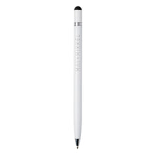 Carica l&#39;immagine nel visualizzatore di Gallery, penne touchscreen da personalizzare in alluminio, pp colore bianco_bianco 121732811 DET03
