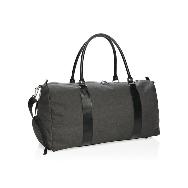 borsoni da viaggio personalizzati in poliestere, poliestere colore nero_nero 121742422 VAR01