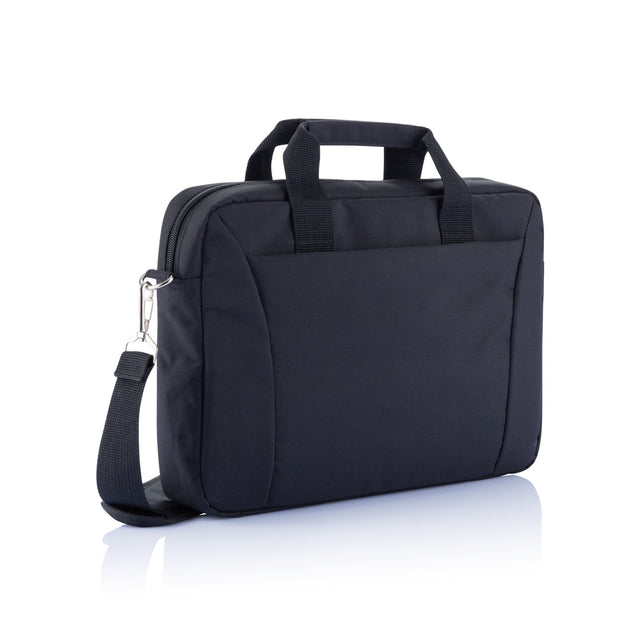borse porta PC e documenti personalizzate in poliestere, poliestere colore nero_nero 121744932 VAR01