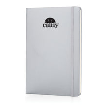 Carica l&#39;immagine nel visualizzatore di Gallery, taccuini e block notes stampati con logo in carta colore argento_argento 121749038 DET07
