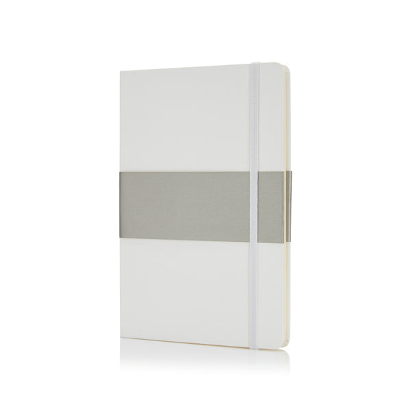 block notes e taccuini da personalizzare in carta, poliestere colore bianco_bianco 121749070 VAR02