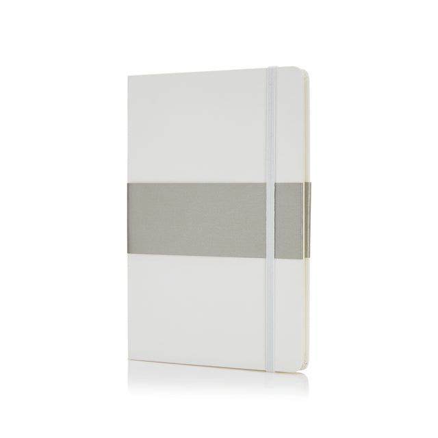 block notes e taccuini da personalizzare in carta, poliestere colore bianco_bianco 121749070 VAR02