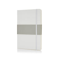 block notes e taccuini da personalizzare in carta, poliestere colore bianco_bianco 121749070 VAR02