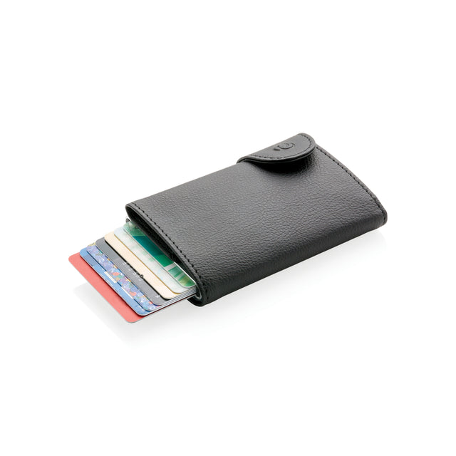 portafogli e portacarte di credito personalizzati in pu, alluminio colore nero_nero 121756768 VAR01